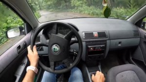 ТЕСТ ДРАЙВ 20 ЛЕТНЕЙ ШКОДЫ ФАБИЯ(1.4 60 Л.С.)ОБЗОР/ВОЖДЕНИЕ ОТ ПЕРВОГО ЛИЦА