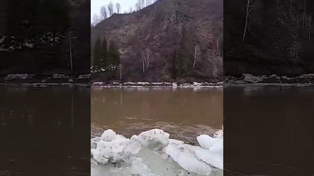 Уровень воды в реке Мрас-Су снизился ниже критического.