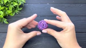 Розa из глиттерного фоамирана Своими руками Цветы из фоамирана