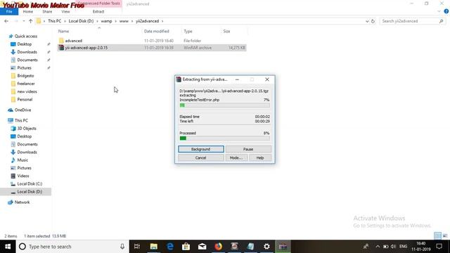 How to install yii2 advanced template смотреть онлайн