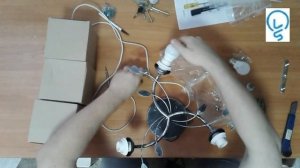 Правильная Сборка и установка рожковой люстры