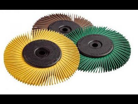 Снятие ржавчины и окалины при помощи кругов Bristle от компании 3M