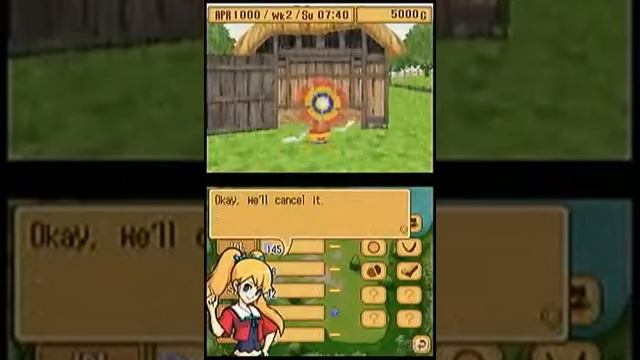 Monster Rancher DS Nintendo DS Gameplay - Training смотреть онлайн