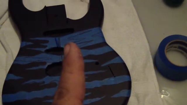 Tiger strip guitar part 2 ..... 1987 Washburn g5v .... nick perez 2012 guitar painting lesson смотреть онлайн