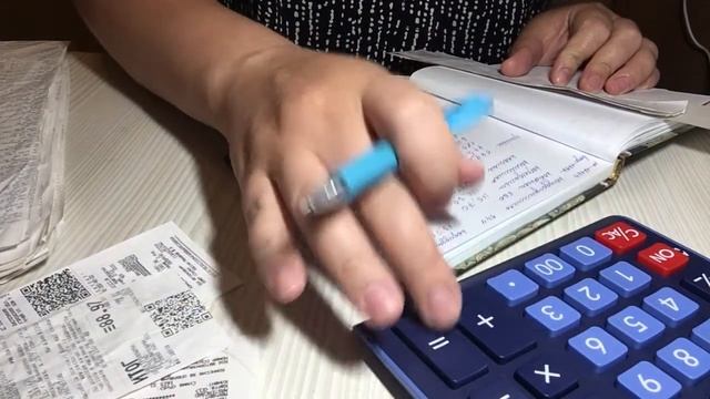 Чеки, калькулятор, записи. АСМР/ASMR смотреть онлайн