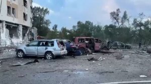 Результат удара по Запорожье 10.08.2023