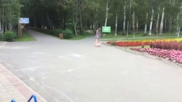 Мамаша выгуливает ребенка в одних памперсах смотреть онлайн