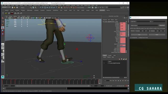 Make Walk-Run Cycles Easy | CycleWala v3.2 | Tutorial | Maya | Python Tool смотреть онлайн