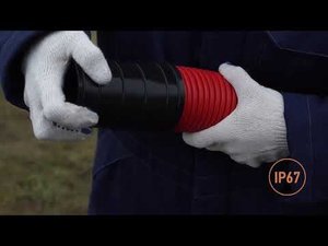 Монтаж двустенной гофрированной трубы