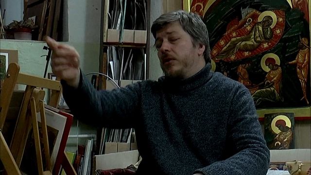 В мастерской художника иконописца Алексея Трунина (серия 1) #Алексей_Трунин #Христианское_искусство
