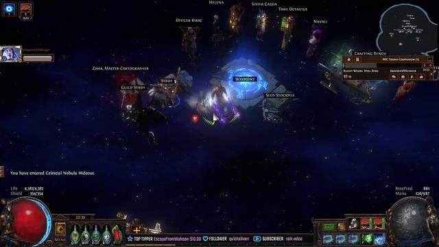 🔴POE CoC Ice Nova Assassin - Improving Build / Leveling | !profile, !lurk, !uptime смотреть онлайн