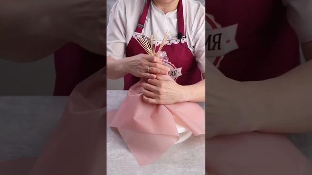 Мастер класс по созданию подбукетницы для зефирных цветов!?!