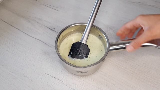 Оригинально вкусная Прослойка для бисквитного или муссового торта Мятная Паннакотта