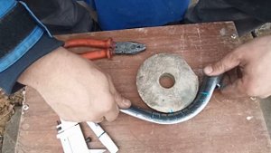Трубогиб из хлама для круглой трубы.