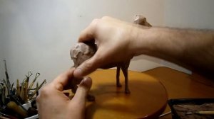 Как слепить Оленя из пластилина, часть 1