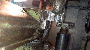 Фрезерование радиусной канавки керна на станке 6Е75 в несколько проходов