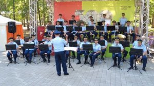 Выступление Пермского Губернского оркестра в парке Миндовского