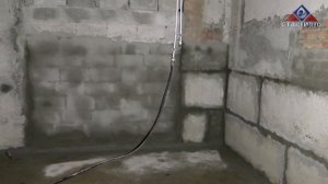 ГИДРОИЗОЛЯЦИЯ стен ПОДВАЛА.  В ЦОКОЛЬНОМ ЭТАЖЕ