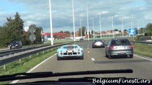 Ford GT40 racing with Aston-Martin V8 Vantage on the highway!