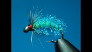 Классическая енисейская мушка Бирюзовая органза.