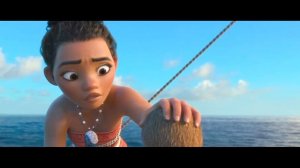 Моана и Хэй-хэй в лодке