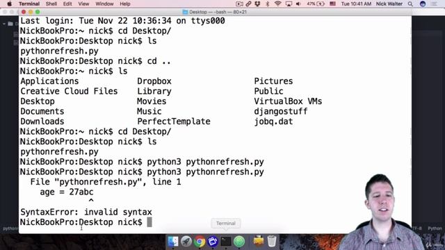 2. Python Refresher - 3. Variables, Strings, Ints, and Print