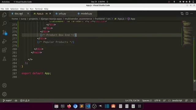 Multivendor Ecommerce Website in Django ReactJs||Home Page Design: popular categories #15 смотреть онлайн