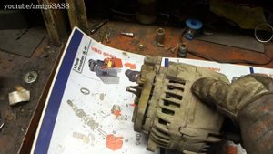 Замена генератора Mercedes Atego Alternator Replacement