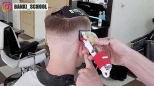 ВИХОР на челке, как подстричь / Стрижка с короткой челкой / Banxi school