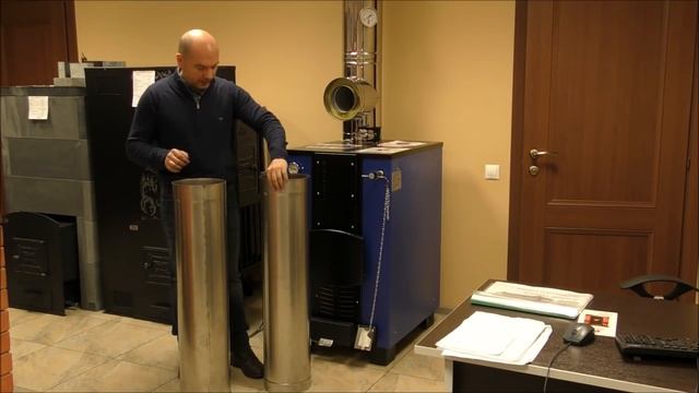 Сборка дымохода по конденсату или по дыму смотреть онлайн