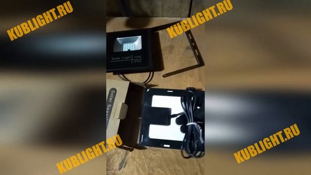 Отзыв от клиента на покупку светодиодного прожектора на солнечной батарее. смотреть онлайн