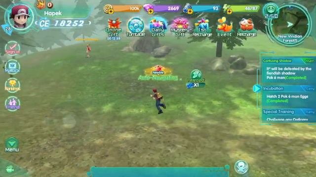 POKEMON MONSTER SAGA [POKEMON TEKKEN]AVANÇANDO FLORESTA VIRIDIAN 1 [Android/IOS]