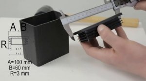 Заглушки для профильных труб прямоугольные внутренние