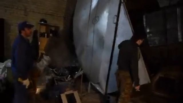 Ротационное формование септика. Rotational forming of septik tank.