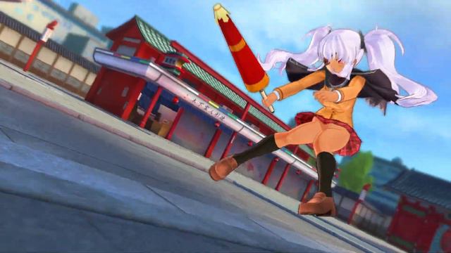 閃乱カグラmod 柳生（褐色）衣装破壊