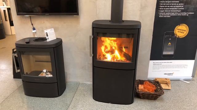 печь камин HWAM Smart control повышаем температуру в помещении смотреть онлайн