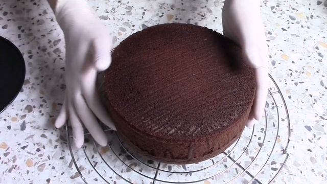 ШОКОЛАДНЫЙ ТОРТ С ВИШНЕЙ НА ШИФОНОВОМ БИСКВИТЕ!!!