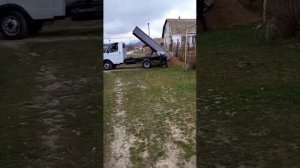 ГАЗель самосвал выгрузка 3тонны