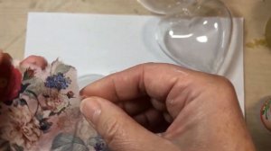 ДЕКУПАЖ НА ПРОЗРАЧНОМ ШАРЕ