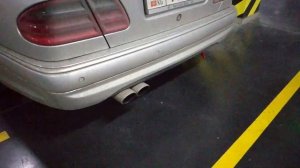 W210 AMG exhaust Выхлоп АМГ