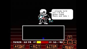 Undertale last breath renewed sans phase 2 complete !