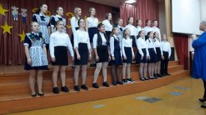 Выступления ,хор .К дню учителя .