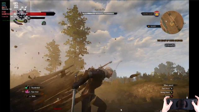 Steam Deck Gameplay - The Witcher 3: Wild Hunt - 60 FPS смотреть онлайн