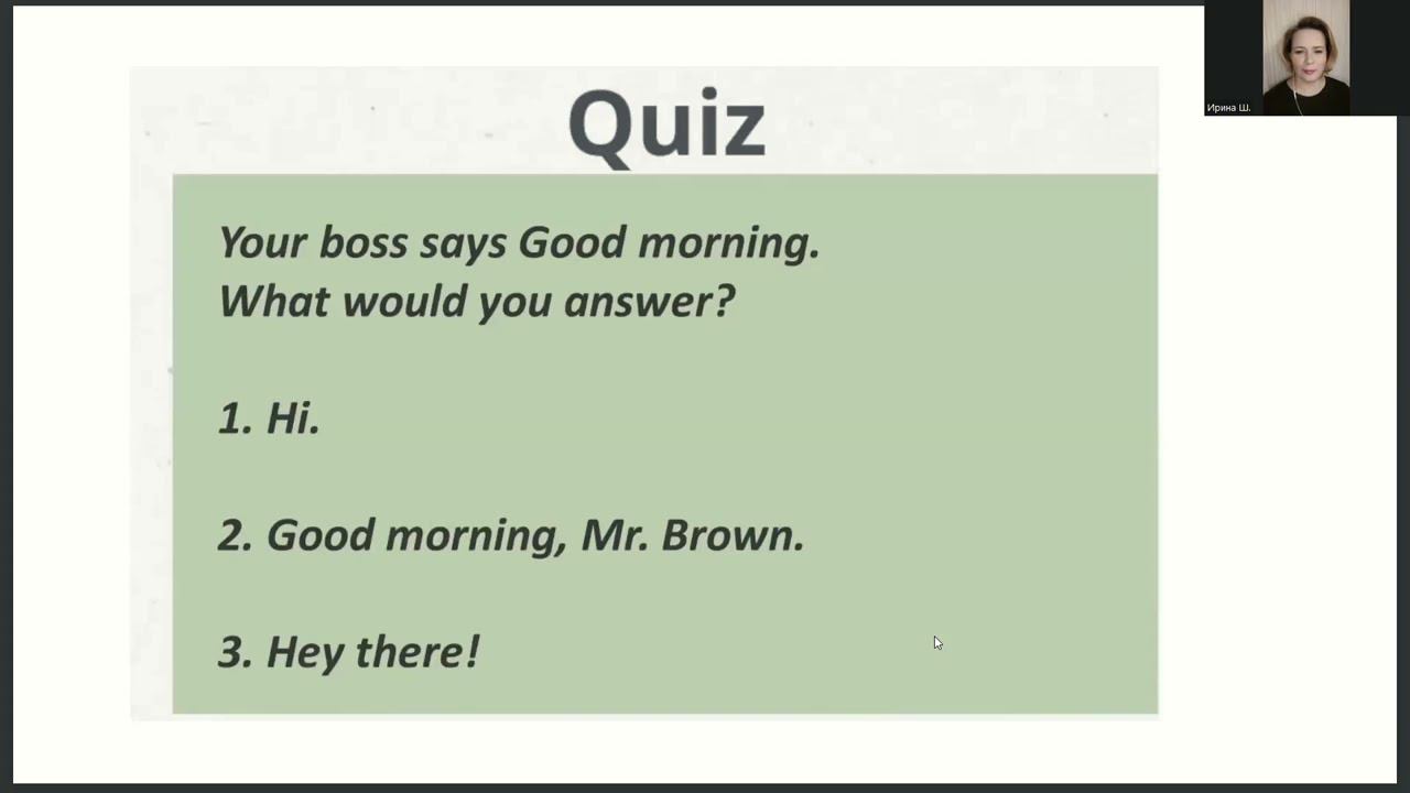 Как можно начать и закончить разговор в английском языке. Приветствия. Фразы приветствия и прощания. смотреть онлайн