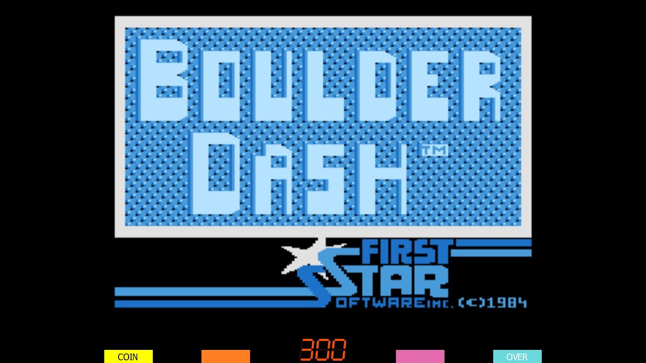 GAME ARCADE Boulder Dash 1984