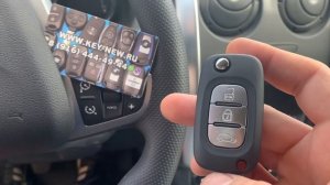 Изготовление ключа Lada Largus 2021 год программирование Ключа с кнопками