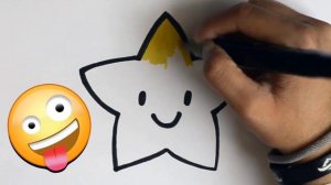 How to draw a star - oson rasm chizish - Как нарисовать звезда