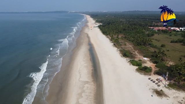 Majorda Beach, Goa - Aerial View