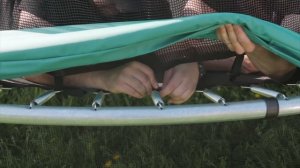 Крепление сетки батута - важно!