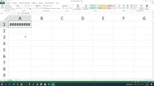 Как убрать Решетки в Excel вместо числа